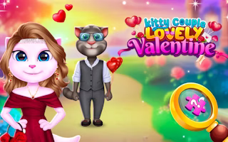 Kitty Couple Lovely Valentine